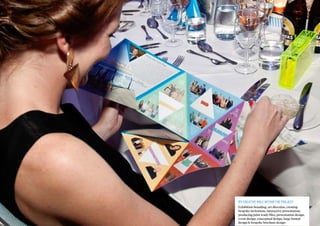 My creative role within the projecT
Exhibition branding, art direction, creating
bespoke invitations, interactive presentation,
producing print ready files, presentation design,
event design, conceptual design, large format
design & bespoke brochure design
 