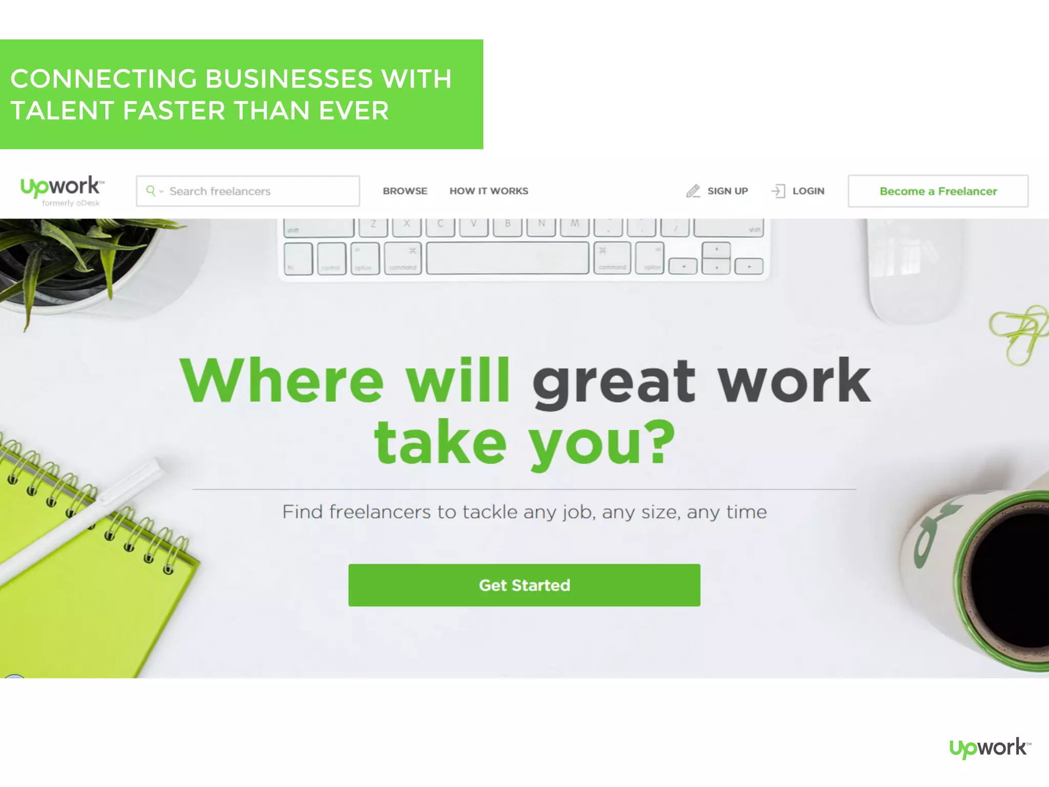 CONNECTING BUSINESSES WITH
TALENT FASTER THAN EVER
 