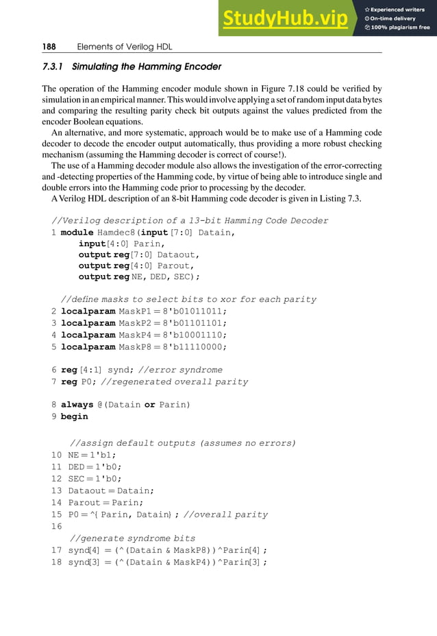 7 Elements Of Verilog HDL | PDF | Programming Languages | Computing