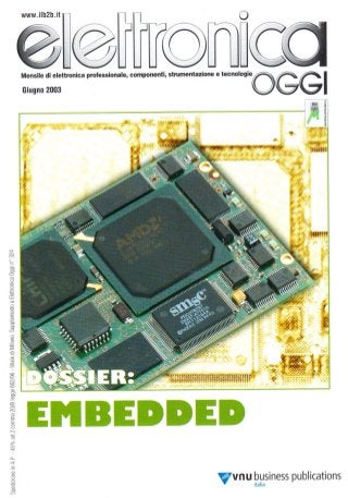 7 Dossier Embedded - Supplemento ad Elettronica Oggi n. 324 - Giugno 2003 - Cristian Randieri - Intellisystem Technologies 