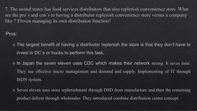 the pros and cons to having a distributor replenish convenience stores That also replenish convenience stores what are the pros and cons to having a distributor replenish convenience stores versus a company like seven case study. the pros and cons to having a distributor replenish convenience stores That also replenish convenience stores what are the pros and cons to having a distributor replenish convenience stores versus a company like seven case study.