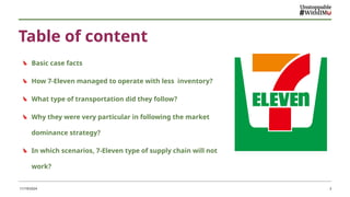 7 Eleven Task List.pdf 7Eleven case study to understand how they enhanced their business | PPTX