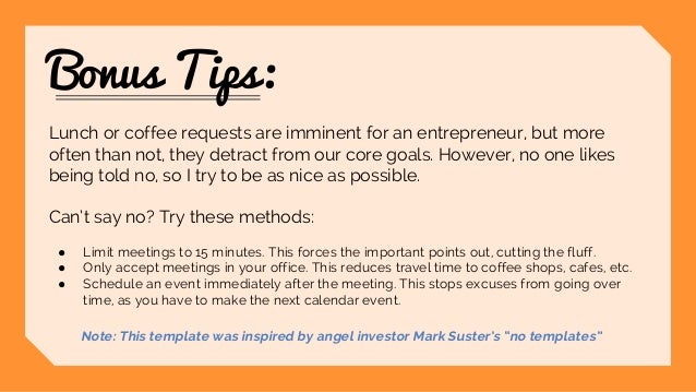 lunch and learn email template