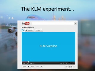 The KLM experiment…
 