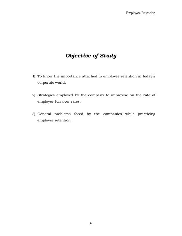 employee objective