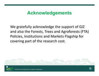 Enabling Conditions to Implement the 2018 Forest Proclamation to Facilitate FLR in Ethiopia