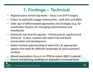 Enabling Conditions to Implement the 2018 Forest Proclamation to Facilitate FLR in Ethiopia
