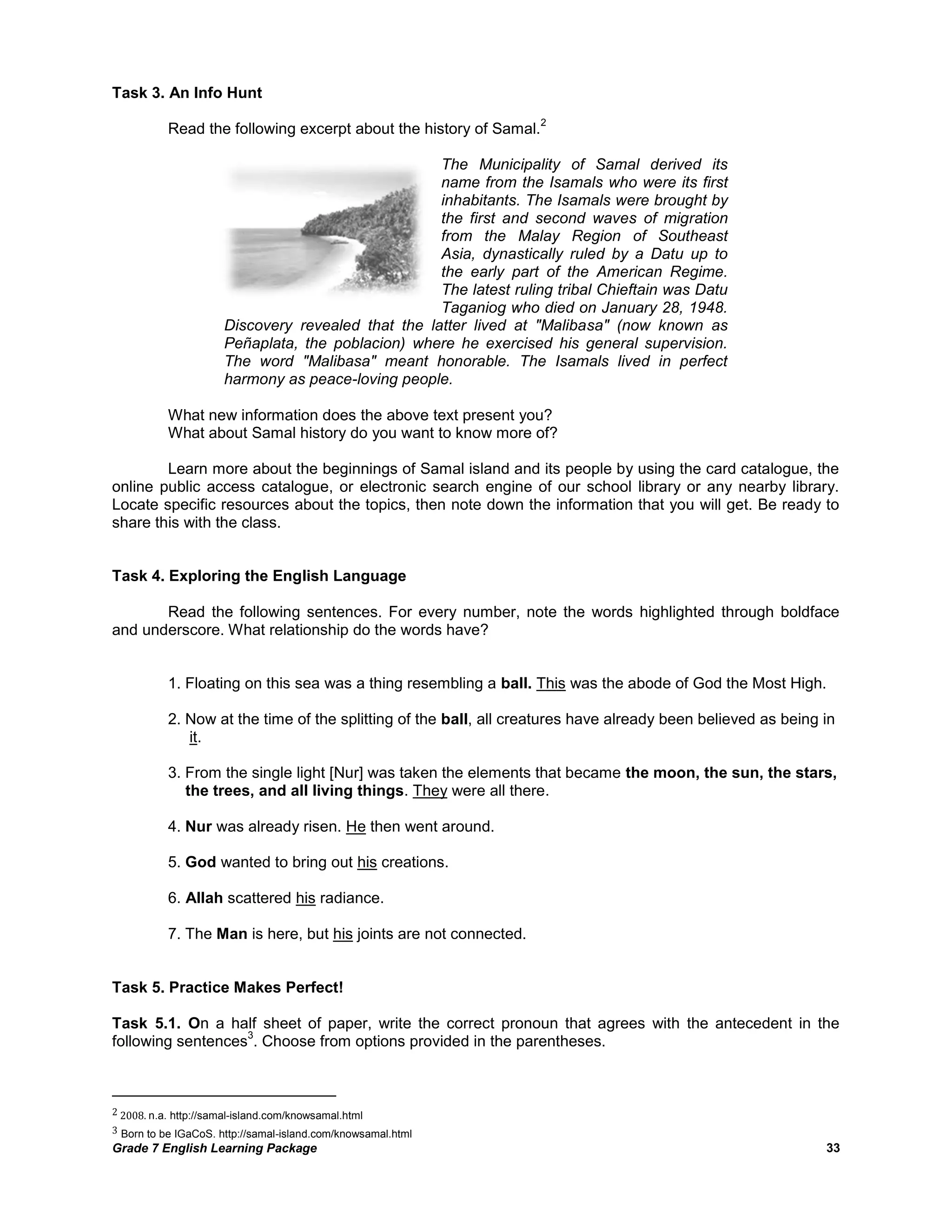 Grade 7 learning module in english quarter 1 to 2 pdf