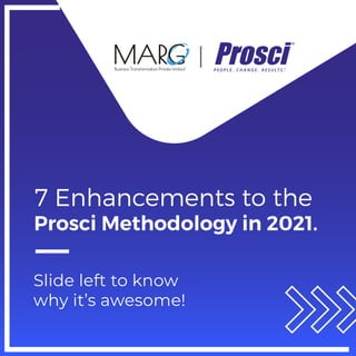7 Enhancements to the
Prosci Methodology in 2021.
Slide left to know
why it’s awesome!
 