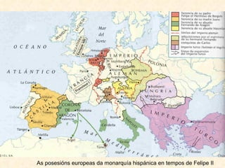 As posesións europeas da monarquía hispánica en tempos de Felipe II 