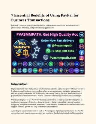 7 Essential Benefits of Using PayPal for Business Transactions.docx