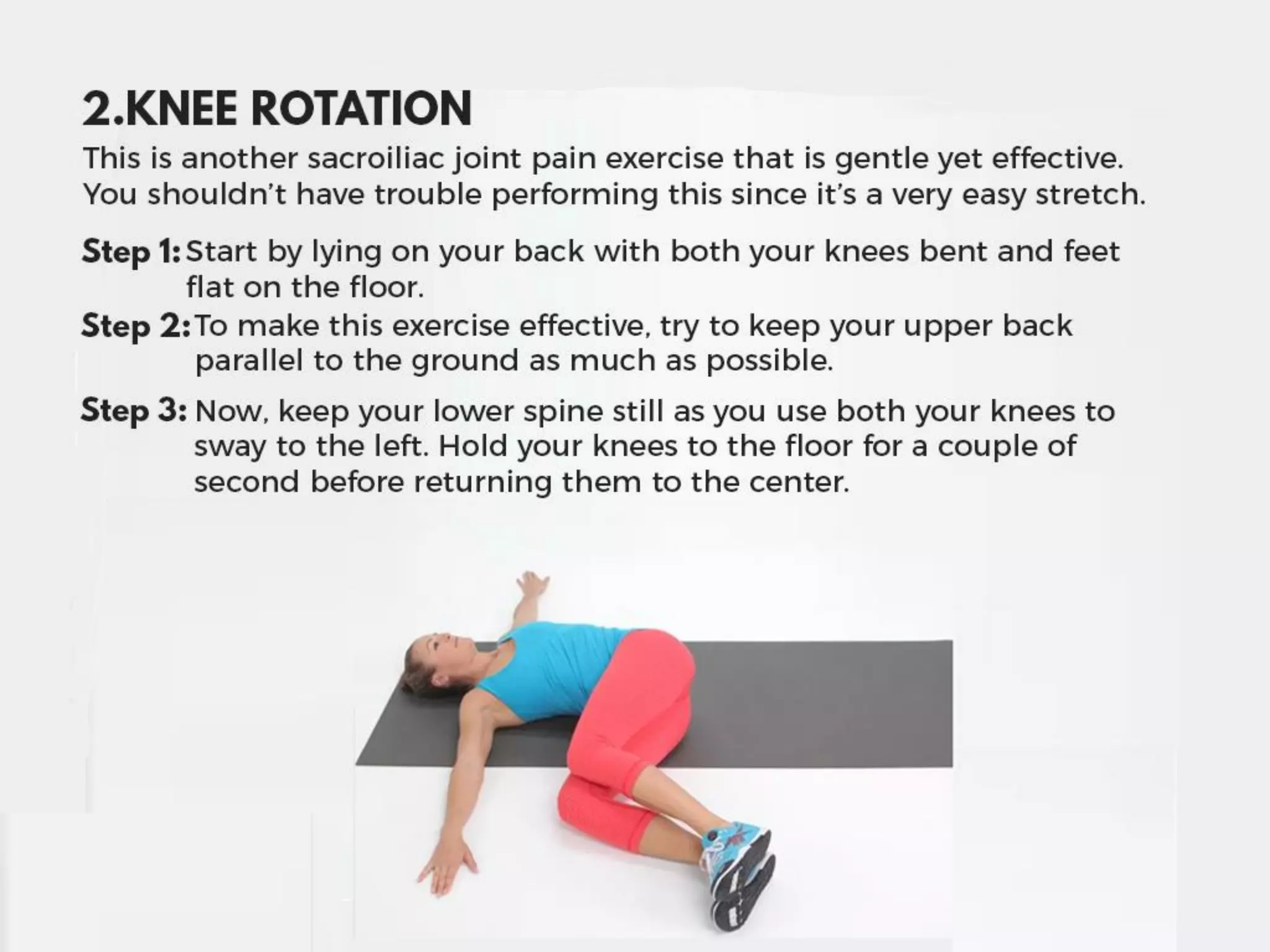 7 Exercises That Can Help Relieve Sacroiliac Joint Dysfunction Pain