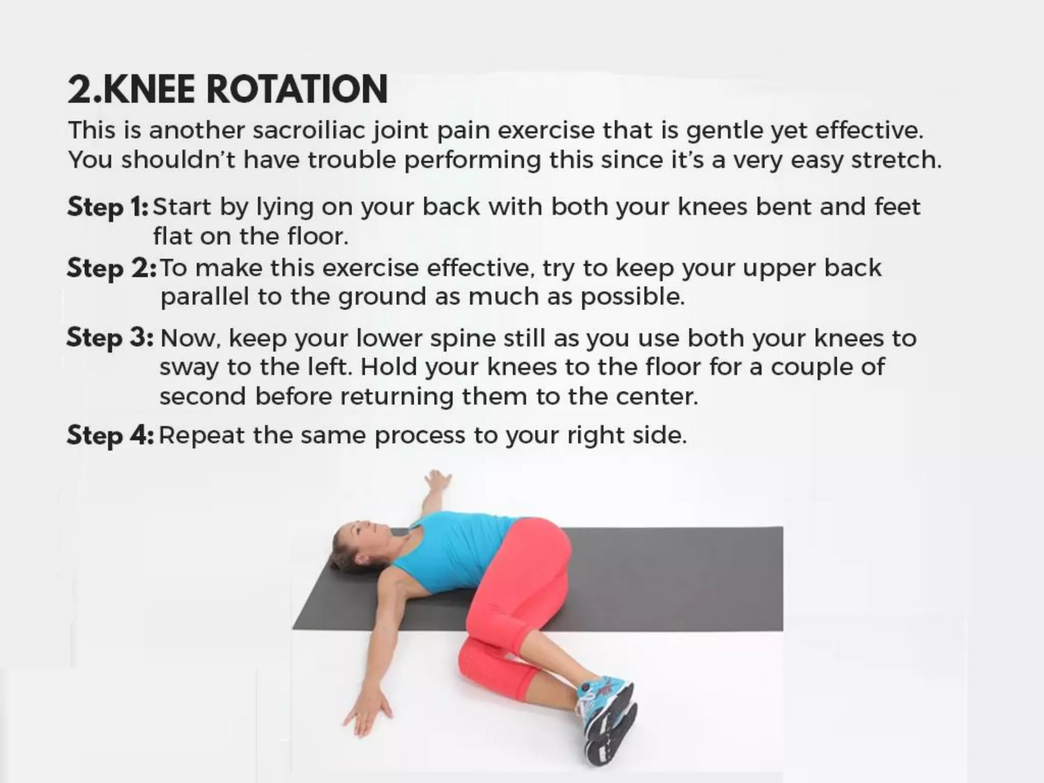 7 Exercises That Can Help Relieve Sacroiliac Joint Dysfunction Pain