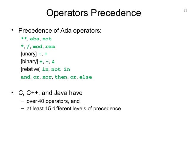 Expressions in c++