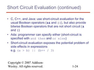 7 expressions and assignment statements | PPT