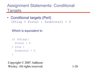 7 expressions and assignment statements | PPT