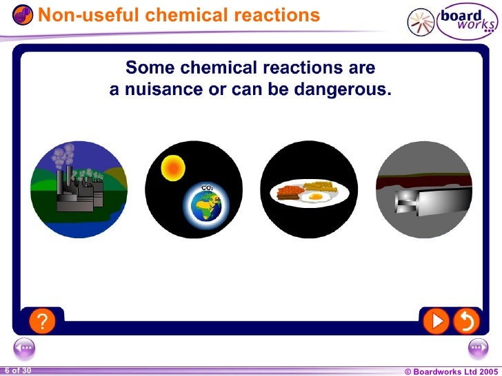 simple chemical reactions - chemistry