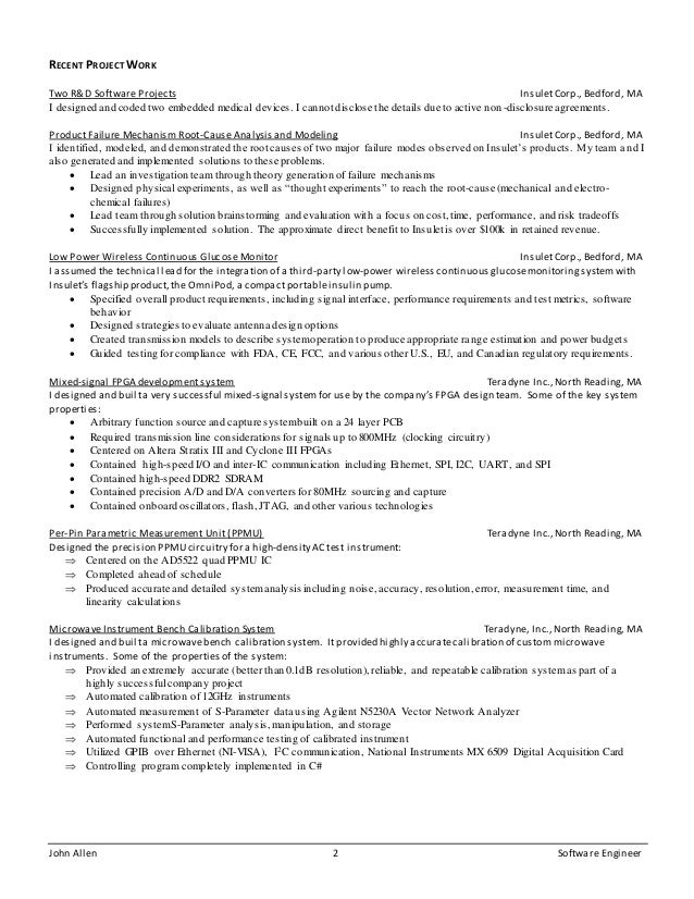 john allen resume resume reading software