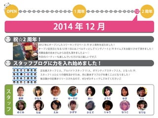 コワーキングスペース7Fの2年間を5分で振り返る