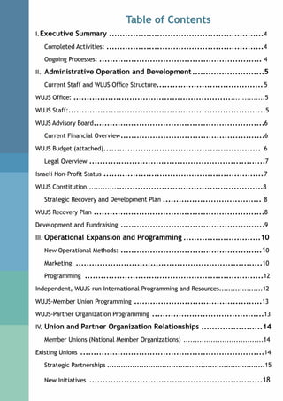 WUJS Business Plan 2013