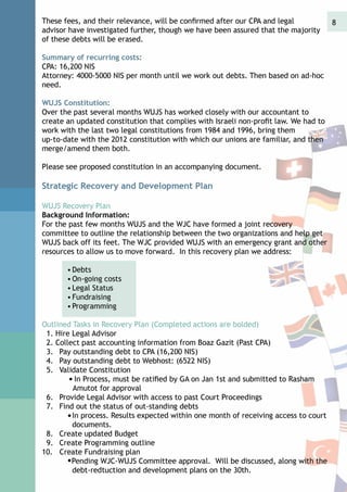 WUJS Business Plan 2013