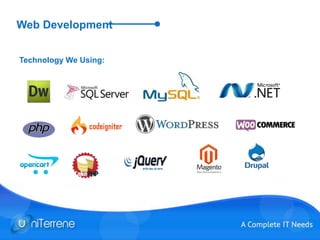 Web Development
Technology We Using:
 