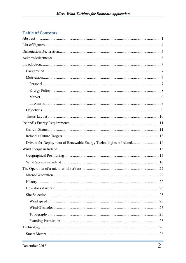 Phd thesis on wind energy