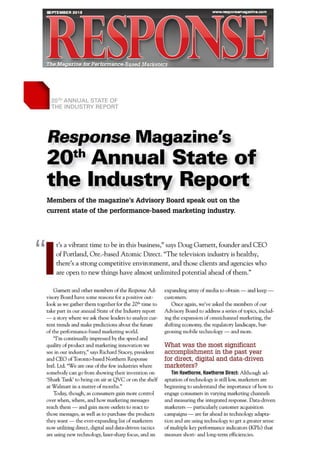 150901_Response Magazine_State of the Industry Report