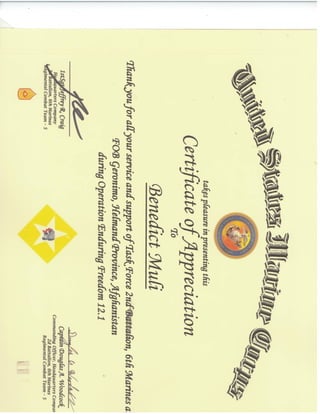 certificate 2.6