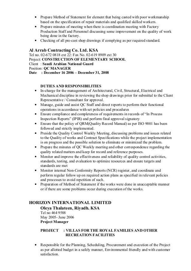TCF Resume UPDATED 05 APRIL 2015