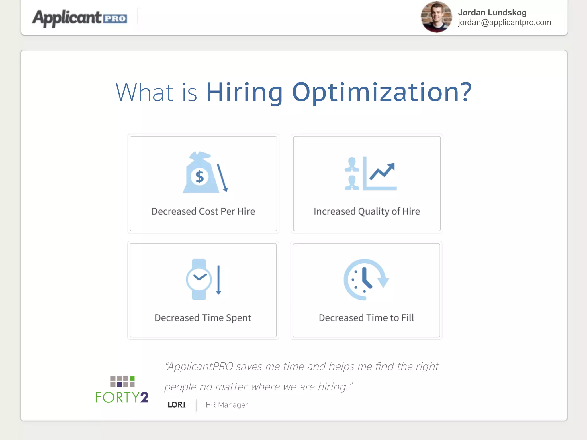 ApplicantPro ATS Overview | PDF