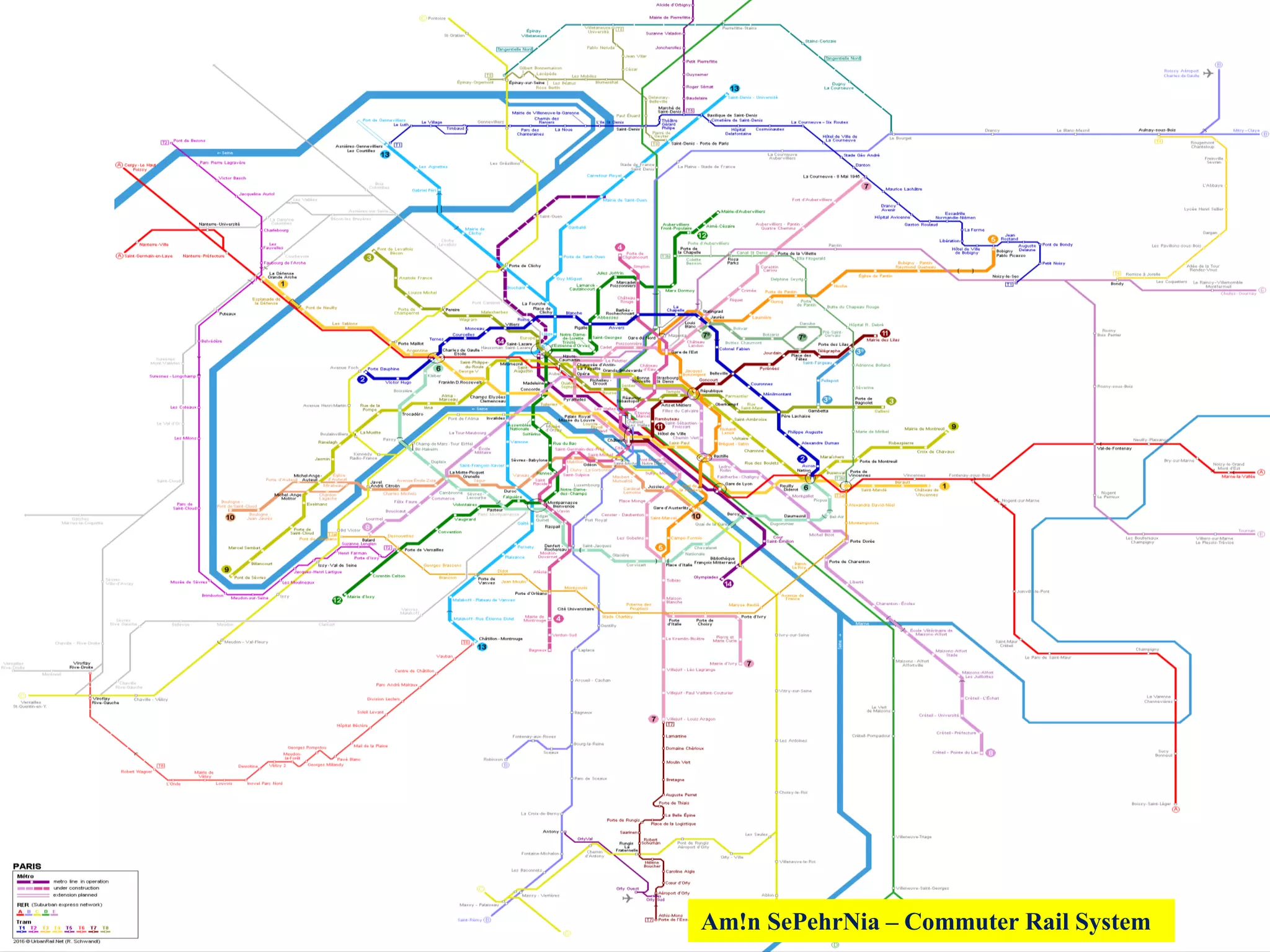 Am!n SePehrNia – Commuter Rail System
 