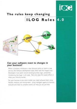 1996 ILOG Rules datasheet