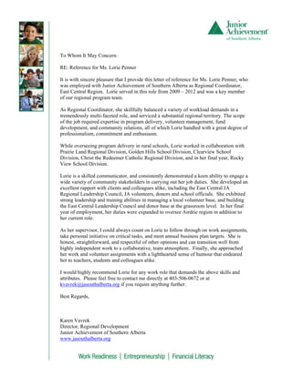 L. Penner - reference letter | PDF