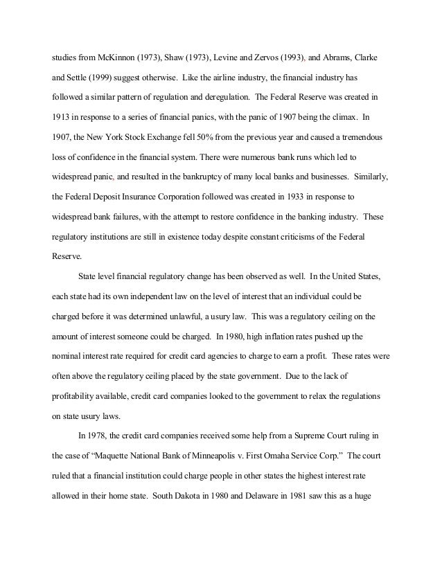 Thesis for masters in economics