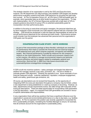 Ceo Support Csr Role of HRM in CSR | PDF