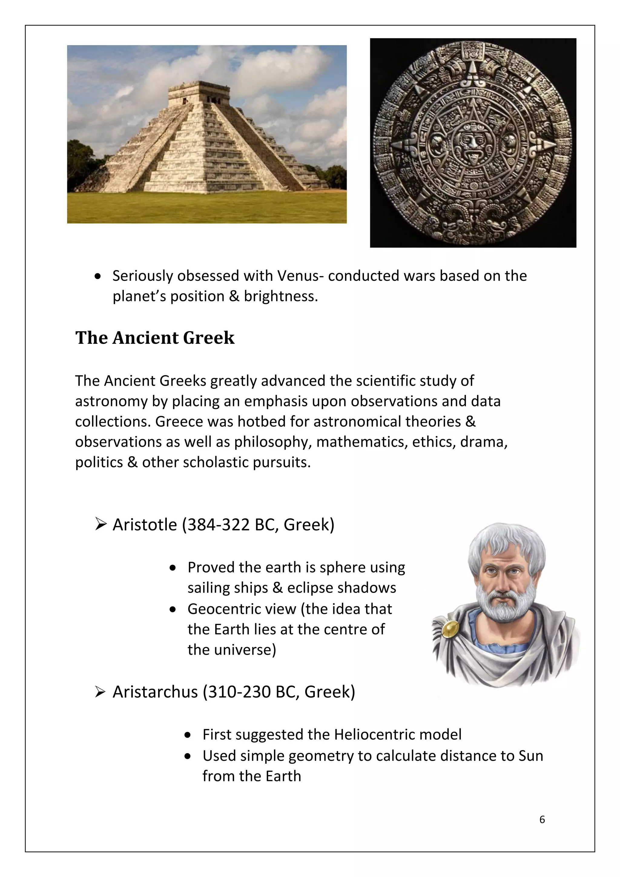 Report On Ancient Modern Astronomy Pdf