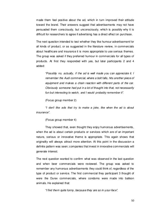 Literature review on types of advertising
