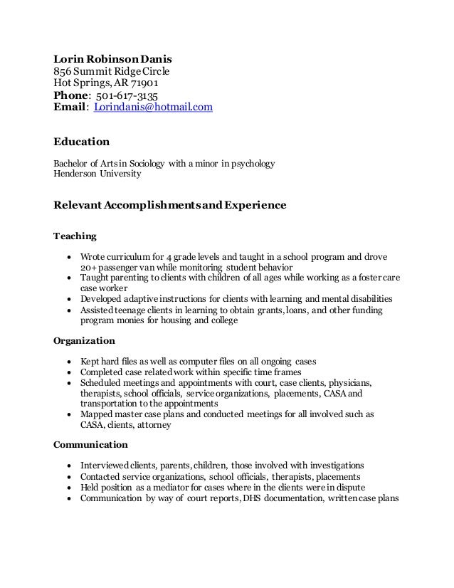 lorin resume caseworker caseworker resume