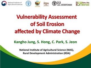 Vulnerability assessment of soil erosion affected by climate change | PPTX