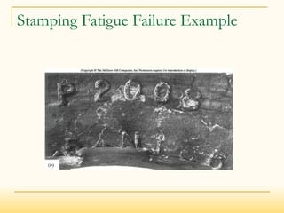Stamping Fatigue Failure Example
 