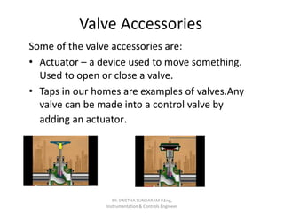control valve functional testing - Swetha | PPTX