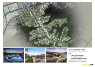 DIANKOU NEW TOWN CENTRE
FOR PEOPLES’ GOVT OF DIANKOU TOWN
2014
>> TOWN CENTRE MASTER PLAN
>> URBAN DESIGN GUIDELINES
>> PUBLIC SPACE PLANNING + DESIGN
ABLE TO DELIVER RESOLVED PROJECT
OUTCOMES WITHIN SHORT TIMEFRAME
 
