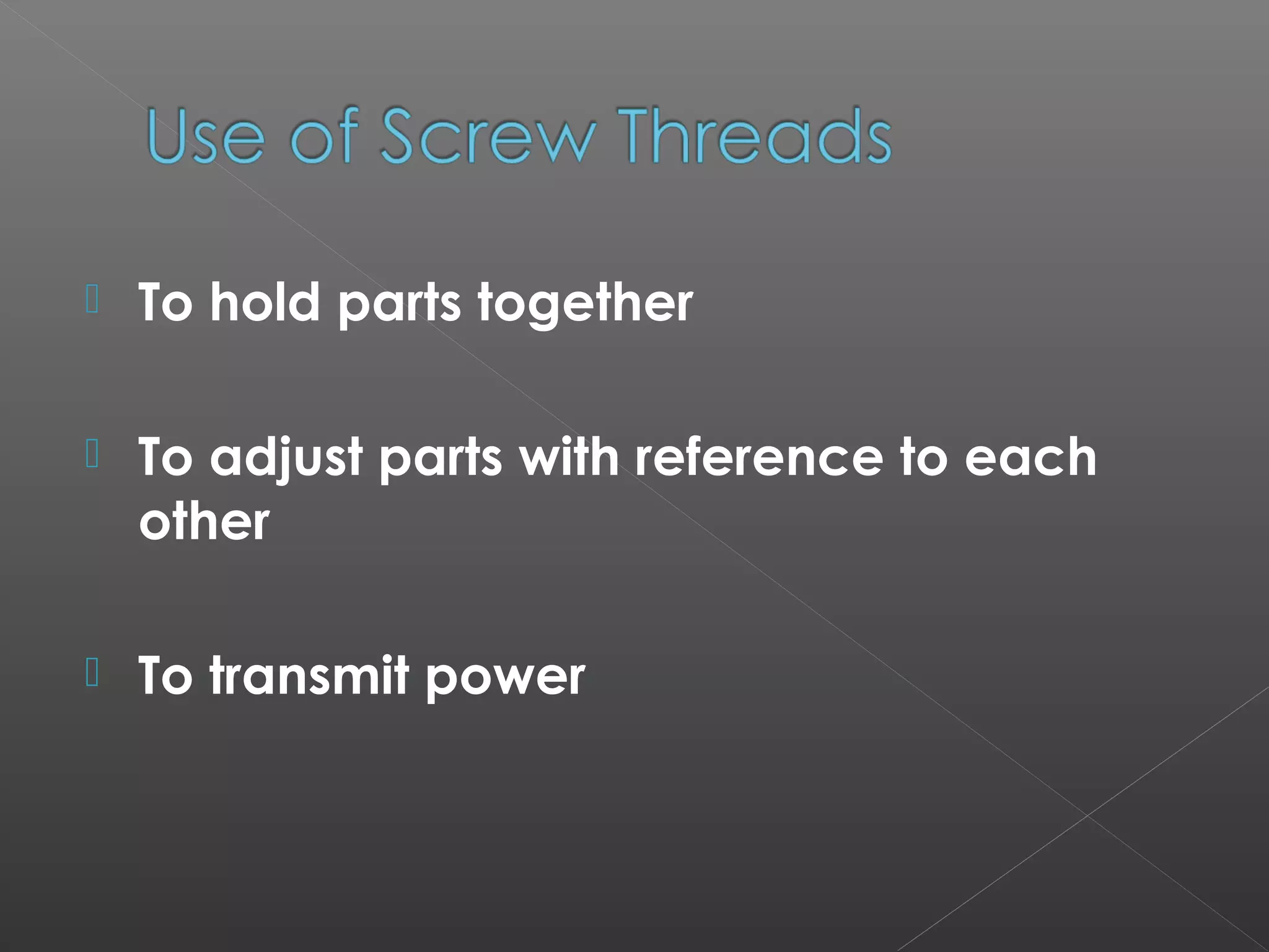 Screw Threads | PPT