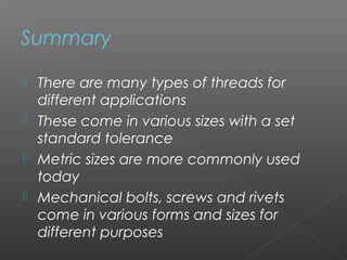 Screw Threads | PPT
