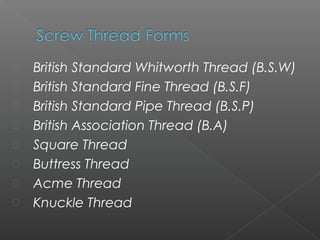 Screw Threads | PPT