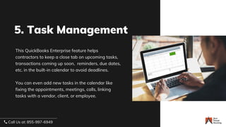 7 Features Of QuickBooks Enterprise For Contractors | PPT