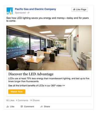 PGE Year of the LED_Facebook Ads