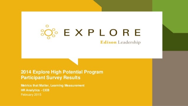 High Potential Programm High Potential Programm
