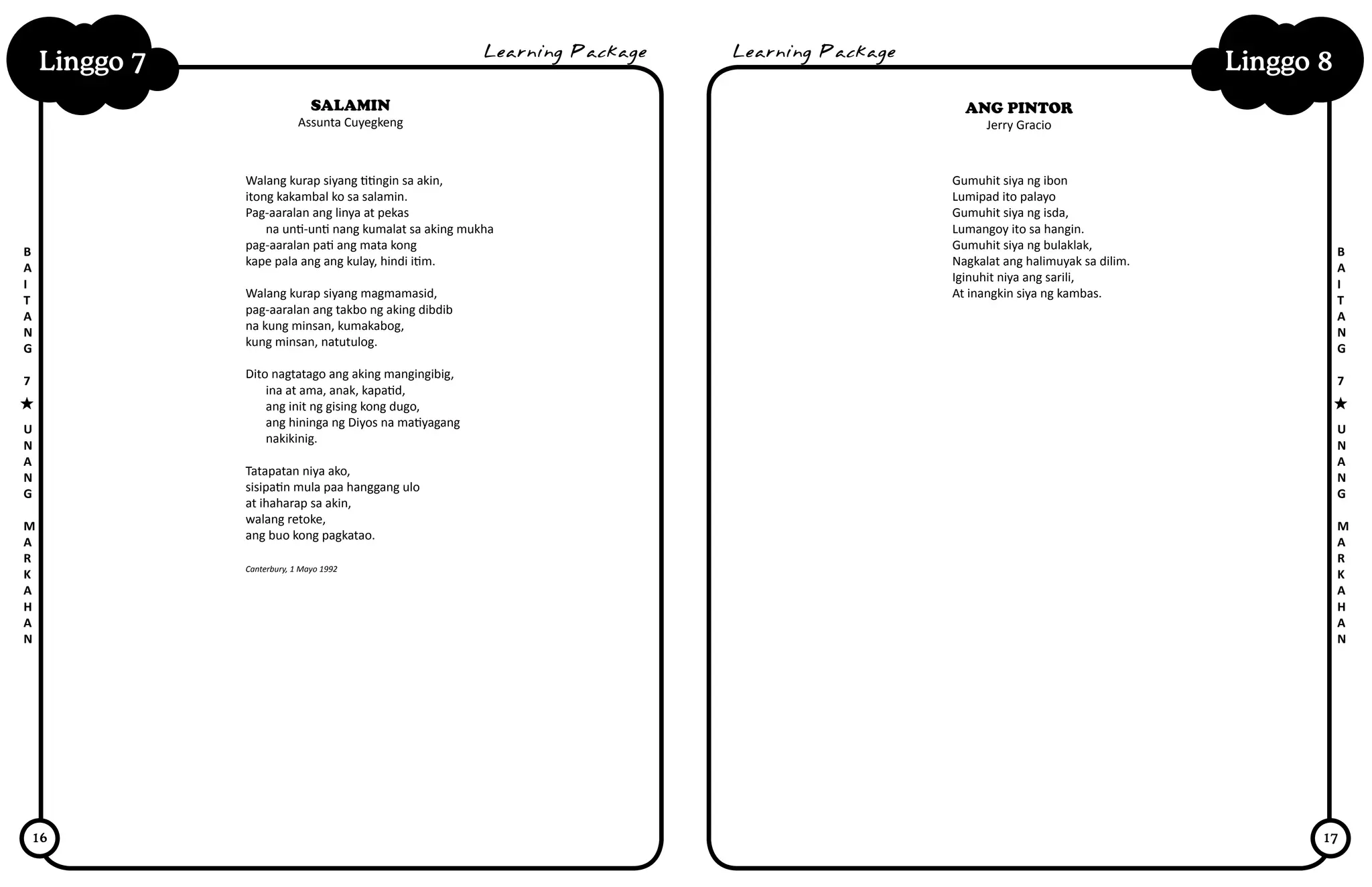 Grade 7 Learning Module in Filipino (Learning Package - Quarter 1 to 4 ...